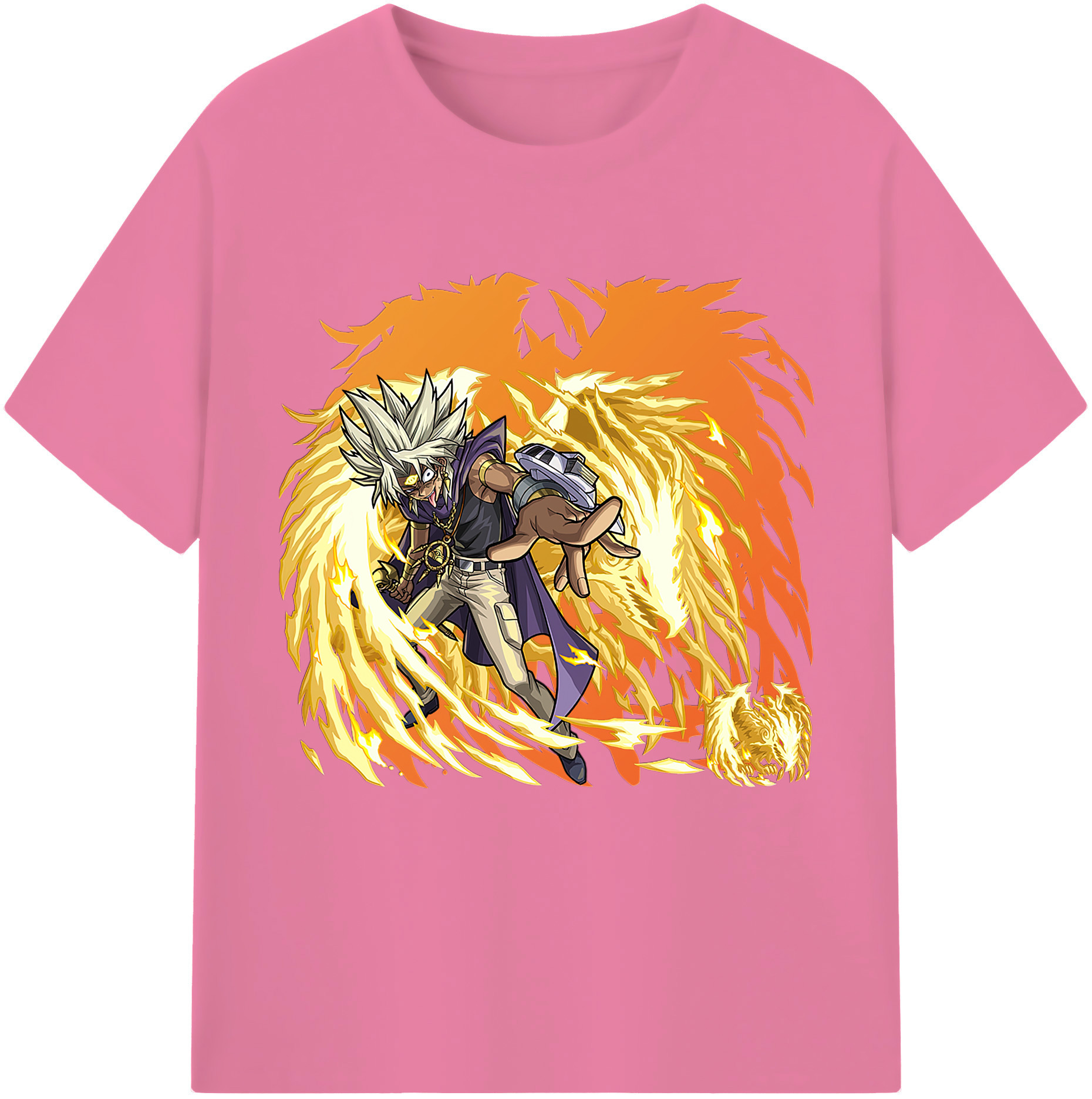 （画像用） 遊☆戯☆王 Yu-Gi-Oh! 綿100％半袖Tシャツ（フロントプリント）